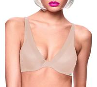 INFIORE 1 Pezzo Reggiseno Balconcino con Ferretto 6000 Coppa B Taglio Laser Scollatura. Nudo 2B