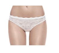 Infiore Brasiliana Pizzo Well 3101 2 Pezzi (IT 5 F 100 EU 85 USA 38, Bianco)