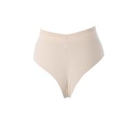 Infiore MICRO FIT 02707 Brasiliana a vita alta in microfibra - beige