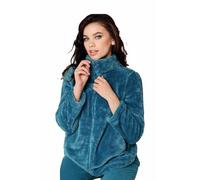 Infiore Pigiama Donna Pile Effetto Coral - Morbido e Felpato - Invernale (651492 Topazio, L)