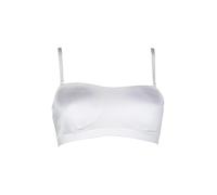 INFIORE Reggiseno Donna Fascia Top Coppe Estraibili in Microfibra Lucida Riciclata Senza Ferretto, Serie Micro900, Art 956 (IT, Taglia della Coppa & Taglia della Fascia, B, 4, Avorio)