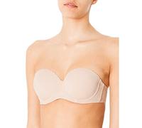 Infiore Reggiseno Fascia Imbottita con Imbottitura Estraibili Spalline Rimovibili, Realizzato in Microfibra Liscia Art 2005 (B, Nudo, 1)