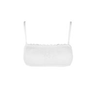 Infiore Reggiseno Fascia Imbottita, Senza Ferretto, Coppa Estraibile, Pizzo Riciclato, Serie Novecento Art 904 (IT, Taglia della Coppa & Taglia della Fascia, B, 4, Bianco)