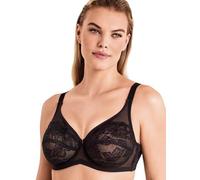 Infiore Reggiseno petra sfoderato con ferretto in pizzo coppa c (Nero, 4c)