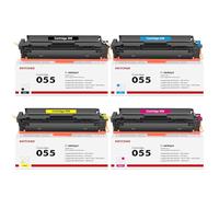 INFITONER Cartridge 055 Cartuccia Toner Compatibile per Canon 055 055H imageCLASS MF742Cdw MF746CX MF744CDW MF746CDW LBP663CDW LBP664CX MF745CDW MF741CDW MF743CDW - Nero Ciano Giallo Magenta