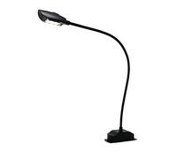 Infitronic IN6LEDTLM - 6 LED multicolore a collo di cigno, luce per spartiti con base di montaggio magnetica, colore nero