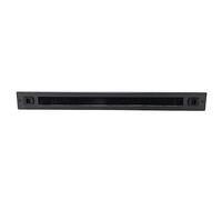INFITRONIC INSIRB111BRUSH - Pannello cieco per rack a U da 19" 1U in acciaio con barra a spazzola, barra per armadio di rete (montaggio senza attrezzi)