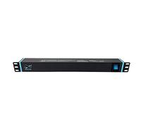 Infitronic - INSV1002A-19 pollici PDU Ciabatta elettrica Distributore di corrente Lampada da rack 8 x 1U con 2 x USB Charging/Interruttore