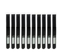 Infitronic PRO - Fascette stringicavo in con campo per scrivere e occhiello in metallo, 40 x 400 mm, colore: nero