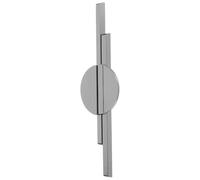 INFJMH Confezione da 2 maniglie for mobili in lega di alluminio, elegante design a mezzaluna, facile installazione for cucina, cassettiere, mobili da bagno(Grey)