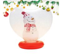 Inflables | Decoraciones De Navidad Con Luz En Forma De Corazón | Bola Hinchable Con Figura Interior Y Control Remoto | Para Exterior, Jardín, Piscina, Césped, Porche, Playa, Patio, O P