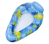 Inflatable Adult Pool Lounger Float | Tanning Pool Lounge Float With Pillow Design, Swimming Mat Hammock Lounge, For Women Men Kids Tanning Water Swim Lake Beach Outdoor Party Backyard