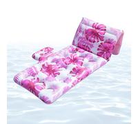 Inflatable Adults Pool Raft, Lake Floats For Adults With Backrest Water Fun