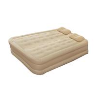 Inflatable Air Mattress - Twin Size Built In Pump Bed | Lightweight Folding Sleeping Pad for Camping Hiking Trips, Durable Waterproof PVC, Compact Travel Rest Mat for Car Outdoor Adventure