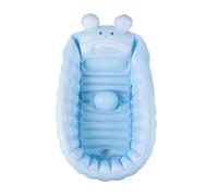 Inflatable Bath Tub, Children Soaking Pool, Compact Foldable Structure, Soft Cushioned Base, Quick Drain Plug, Multifunction for Home, Shower, Daycare, and Travel Use