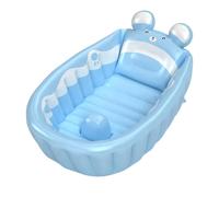 Inflatable Bath Tub, Portable Bathtub, Space Saving Air Pool, Foldable Bath, Soft and Comfortable Infant Tub for Home, Shower, Daycare, Hospital