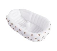 Inflatable Bathtub, Portable Foldable Bath Seat, Inflatable Tub, Kids Summer Pools, Space-Saving Soft Pool for Swimming, Outdoor, Travel, 35.43x21.65 Inches, White