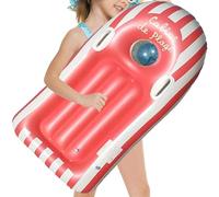 Inflatable Body Board, Kids Surfboard with Handles, 46.85x22.83in Swimming Training Equipment, Reusable Accessories for Summer Outdoor Water Play, Pool Sports, Party, Dive, Skate and Snorkel