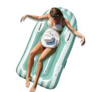 Inflatable Body Board, Portable Surfboard with Handles, 46.85x22.83 Inches Lightweight Swimming Trainer, Water Sport Equipment for Summer Outdoor Play Dive Party Snorkel Rescue and Pool Activities