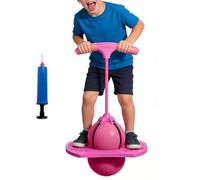 Inflatable Bounce Ball Toy, Versatile Balance Balls, Large Kids Jump Sphere with Anti Burst, Sturdy Thick PVC Material, Jumping Ball with Fun Design, Balls with Handle Grip for Indoor Outdoor