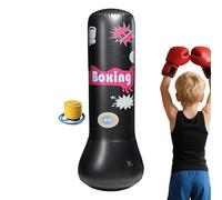 Inflatable Boxing Sandbag - Upright Rebound Punching Toy, Soft Air Filled Anti Fall Design for Safe Exercise Coordination Improvement | Playroom Household Workout Center Recreation Use