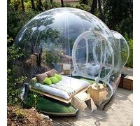 Inflatable Bubble House, Outdoor Camping Transparent Waterproof Tent Inflatable Transparent Luxury Dome, Single Tunnel Tent Windproof And Rainproof Vision