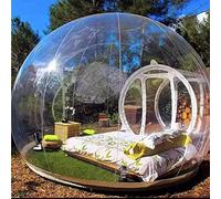 Inflatable Bubble House Outdoor Camping Transparent Waterproof Tent, Inflatable Transparent Luxury Dome Single Tunnel Tent, Windproof, Rainproof Vision