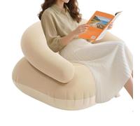 Inflatable Camping Couch Chair, Quick Inflation Air Lounge Seat, Portable Blow Sofa with Support, Waterproof Nylon Relaxation Couch Design, Outdoor Leisure Comfort Seating Style, for Beach Backyard