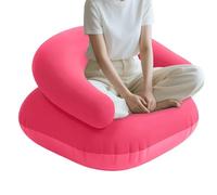 Inflatable Camping Couch Chair, Quick Inflation Blow Up Divano con design portatile, Air Lounge Modern Style, Outdoor Furniture for Backyard Beach Tailgating Vacation Music Festival Party Resting