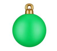 Inflatable Christmas Balls, Giant Holiday Ornament Decorations, Sturdy Blow Up Yard Display, Waterproof Vinyl Finish, Wide Festive All-Rounder, Made Of Weather-Resistant Pvc Material, 23.62in