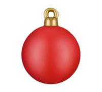 Inflatable Christmas Balls, Giant Holiday Ornament Decorations, Sturdy Blow Up Yard Display, Waterproof Vinyl Finish, Wide Festive All-Rounder, Made Of Weather-Resistant Pvc Material, 23.62in