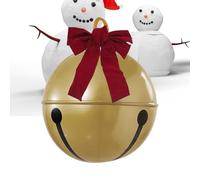 Inflatable Christmas Ornaments - 23.62 Inches Giant Bow Bell Inflatables for Indoor, Festive Party Decoration with Easy Setup, Outdoor Holiday Decor for Lawn Garden Yard Patio Porch Front Door