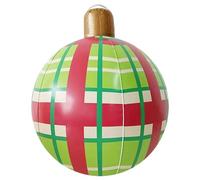 Inflatable Christmas Ornaments, Oversized Outdoor Ball Decorations, Bright Festive Yard and Lawn Display for Tree, Porch, Garden, Holiday Celebration, Family Gathering, Oro Party Decoration
