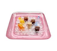 Inflatable Cooler - 24 Inch Cooler | PVC Floating - Drink Coolers with Drain Plug for Pool, Beach, Parties, Camping and Outdoor Beverage Storage