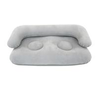 Inflatable Couch for Camping - 2-Seat Waterproof Sofa | Armrest Relax | PVC and flocking waterproof inflatable sofa with armrests, 2-seat capacity, perfect for camping, travel, picnic, backyard, be