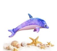 Inflatable Dolphin - Adds Playful Touch Any Occasion | Animal Beach Toy Outdoor Pool Float With Charming Design | For Boys Girls Preschoolers Holiday Party Camping - Durable PVC Material - 85x39cm - V