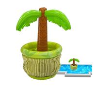 Inflatable Drink Cooler - Floating Beach | Themed Decorations | Blow Up Palm Tree, For Water Beverage Summer Outdoor Indoor Pool Beach Party