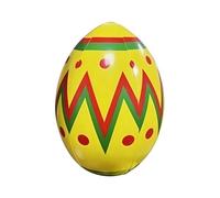 Inflatable Easter Egg - 15.98inch Colorful Easter Yard Decoration, Blow-Up Outdoor and Indoor Ornament for Garden, Lawn, Porch, Pool, Home, or Egg Hunts, Fun Holiday Decoration for Kids and Adults
