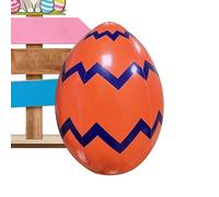 Inflatable Easter Egg Decoration - 16 Inch Bright Color Blow Up Yard Ornament, Lightweight PVC | Outdoor Easter Decor for Garden, Lawn, Porch, Pool, Party, Indoor Display and Egg Hunt Activiti
