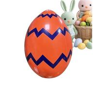 Inflatable Easter Eggs Decorations - 15.98 Inches, PVC Colorful Inflatable Ornament, Easter Yard Decor | Outdoor Holiday Decoration For Party, Egg Hunt, Garden, Lawn, Porch, Pool, Home Use