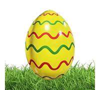 Inflatable Easter Eggs Decorations - 15.98 Inches, PVC Colorful Inflatable Ornament, Easter Yard Decor | Outdoor Holiday Decoration For Party, Egg Hunt, Garden, Lawn, Porch, Pool, Home Use