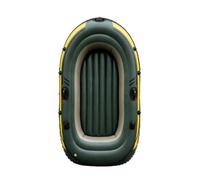 Inflatable Fishing Boat Barca Gonfiabile Gommone Raft in Pvc Durevole con Fondo Rigato Antiscivolo E Supporto Equilibrato con Presa Comoda Adatta a, Duale, Solo Barca