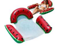 Inflatable Float - Aquatic Mattress, 1 Set Foldable Fruit Design Water Lounger For Sunbathing, Beach Raft With, Pool Equipment, Garden Accessory For Lake, Backyard, Party And River