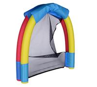 Inflatable Floating Chair Ergonomic Backrest Portable Pool Lounge Float
