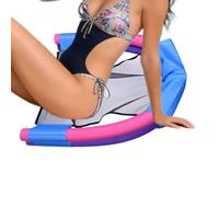 Inflatable Floating Lounge Seat, Backrest Water Recliner, Portable Aquatic Relaxer Cushion, Lightweight Drift Leisure Raft, Autentico Vinyl Buoyancy Design, Beach Rafting Leisure Use