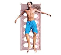Inflatable Floating Raft - PVC, Thickened, Checkered Lounger