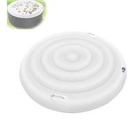 Inflatable Hot Tub Cover, Round Hot Tub Enclosure 65/54in with Easy Inflation and Deflation Valve, Foldable Bathtub Protector, Insulated Cover for Outdoor Inflatable Spas (160cm)