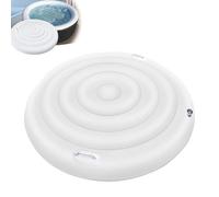 Inflatable Hot Tub Cover, Round Hot Tub Enclosure 65/54in with Easy Inflation and Deflation Valve, Round Lid Hots Tubs Windproof Cover With Handles, Outdoor Protection Thermal Cover (160cm)