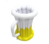 Inflatable Ice Bucket Cooler, portatile PVC Beverage Holder for Hawaiian Theme Celebrations, Blow-Up Drink Storage Tub for Beach BBQs, Outdoor Party Refreshment Organizer