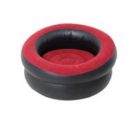 Inflatable Lazy Sofa Chair, Blow-Up Couch with Soft Flocking Texture 31.1x31.1x16.54 inches, Portable Air Lounge for Camping, Movie Night, Bedroom, Dorm Room, Living Room, Garden, and Indoor Outdoor